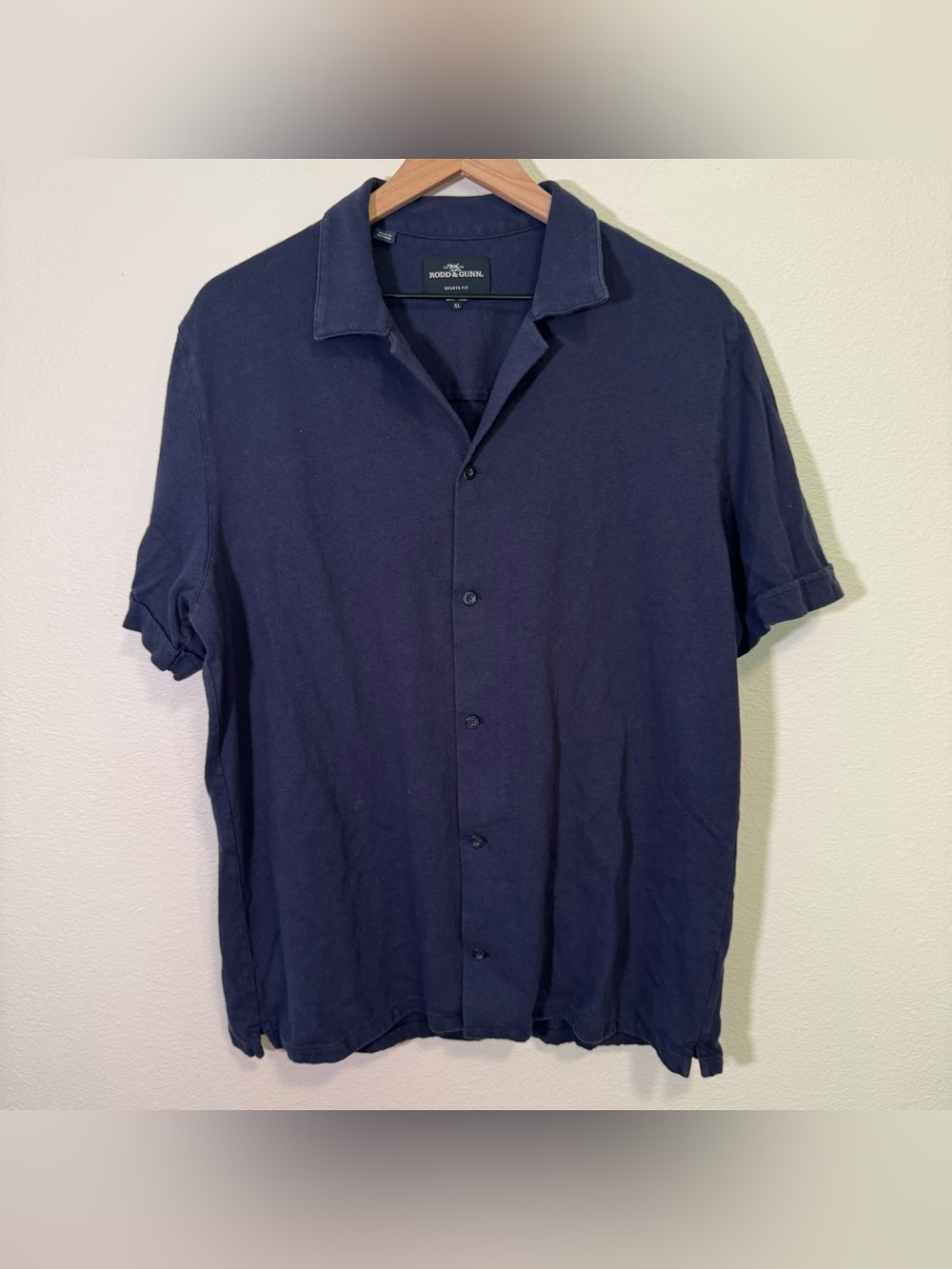 Rodd & Gunn short sleeve button front shirt XL